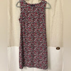 Tommy Hilfiger Red and Black Floral Dress